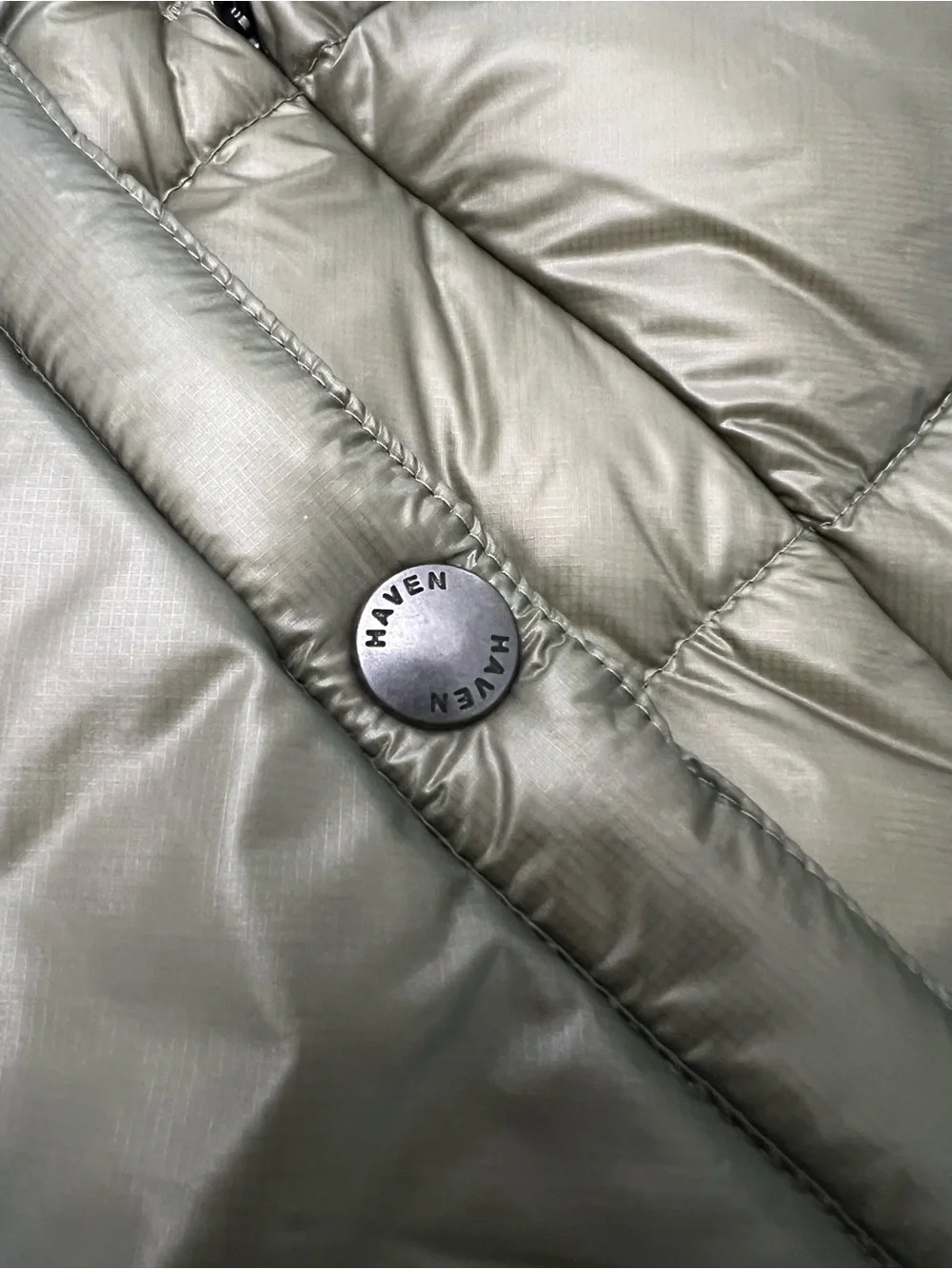 HAVEN X NANGA SKYLINE JACKET - NYLON RIPSTOP GOOSE DOWN OLIVE M
